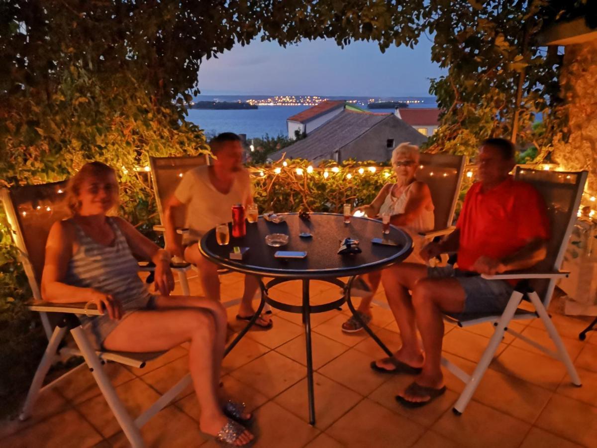 Charming Dalmatian Apartment With Panoramic View Tkon Kültér fotó